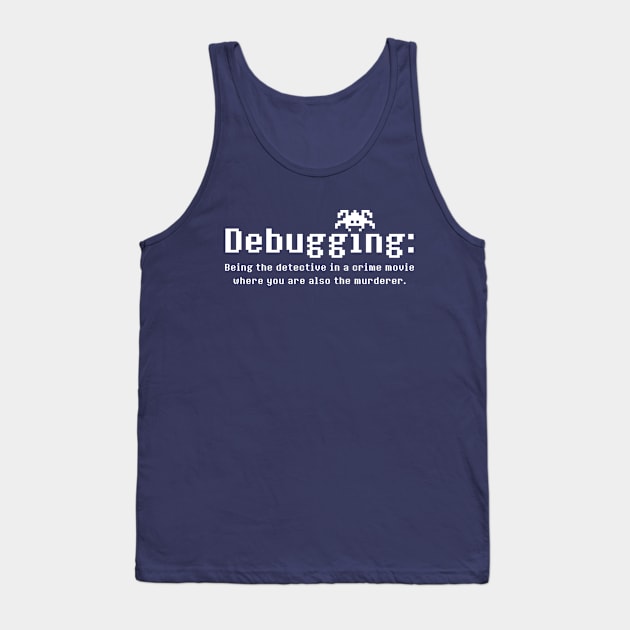 Debugging Definition [White] Tank Top by Swish